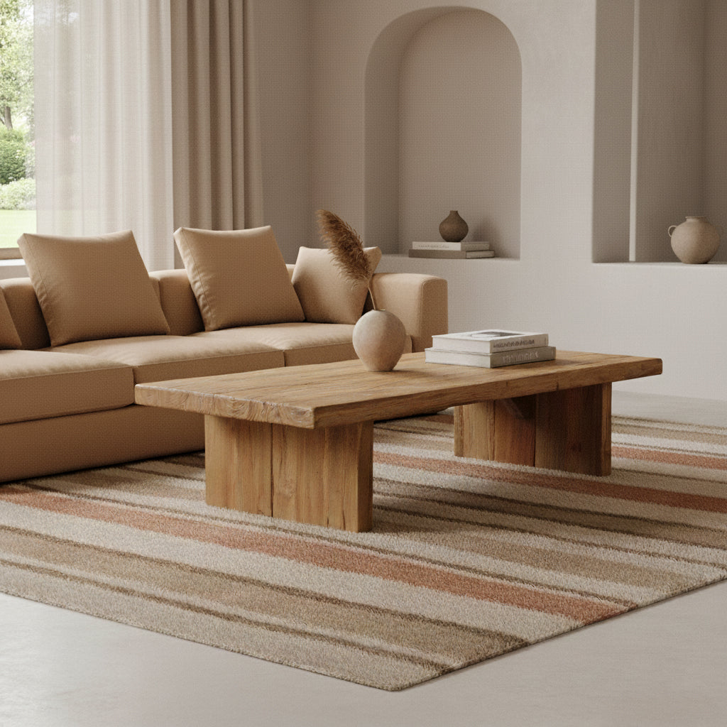 Teakhouten Salontafel Rechthoekig FSC-gerecycled Raw Materials