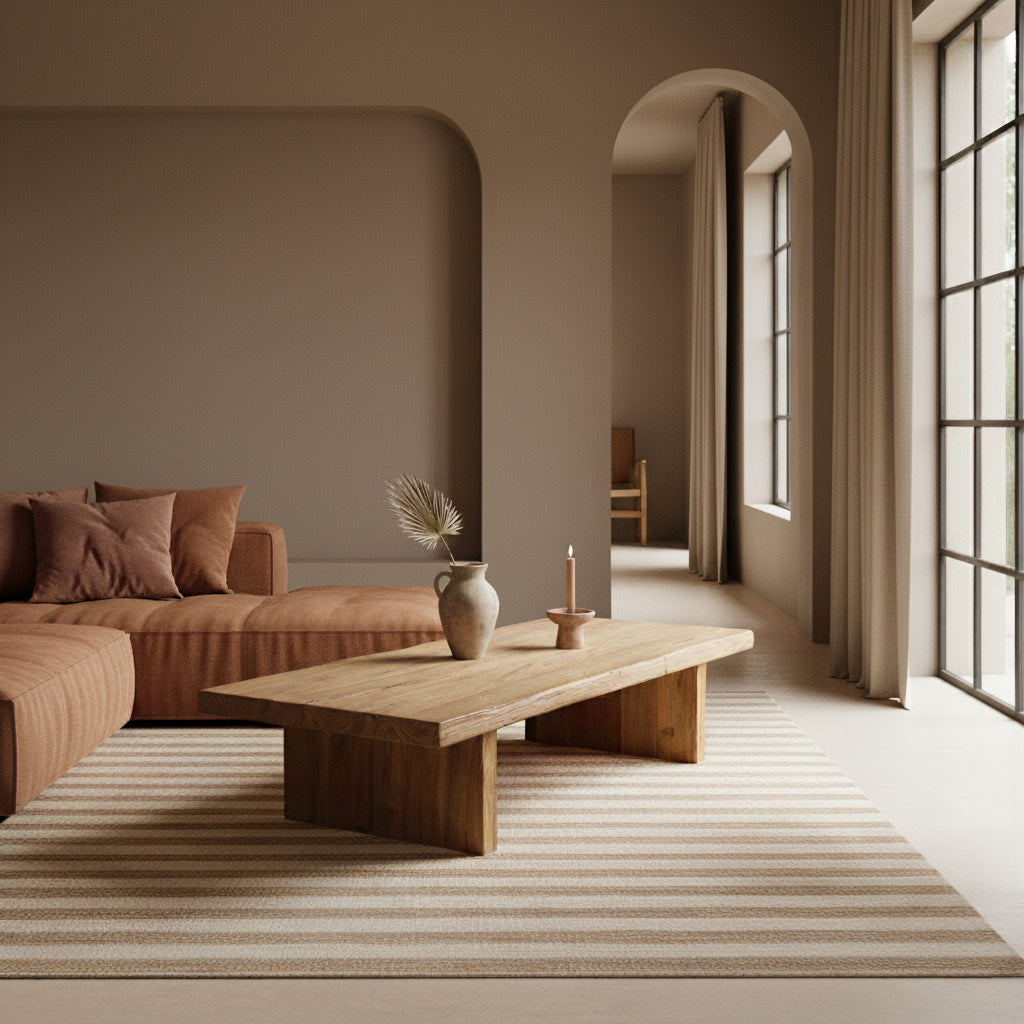 Teakhouten Salontafel Rechthoekig FSC-gerecycled Raw Materials