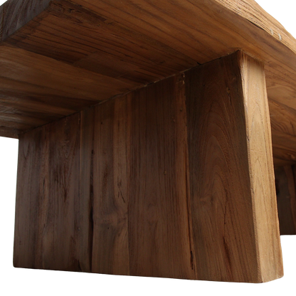 Teakhouten Salontafel Rechthoekig FSC-gerecycled Raw Materials
