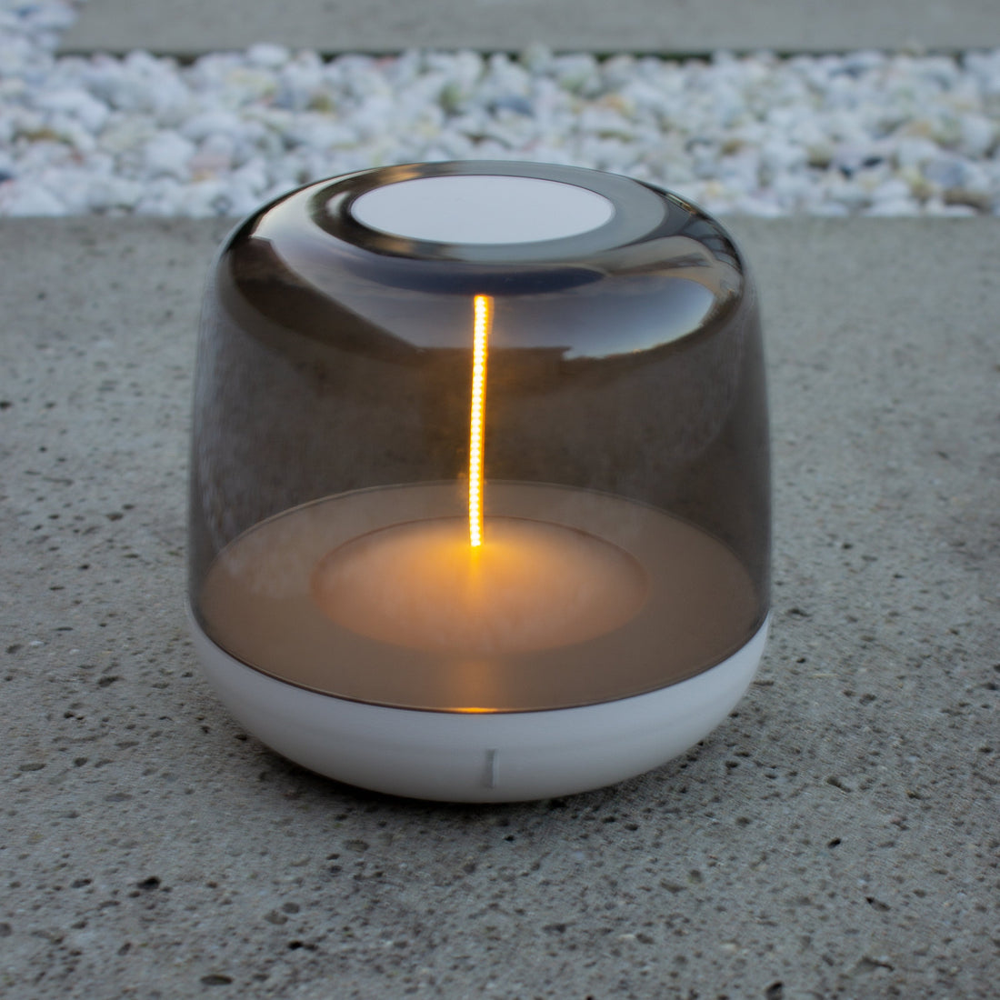 Rhone Beige LED Outdoor Lamp Laag PTMD