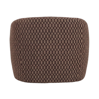 Aphrodite Fauteuil Donkerbruin Blocked van PTMD, achteraanzicht van de fauteuil