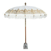 Bali Parasol - Half Goud Créme -180cm - Parasol - Todo Bien - livinglovely.nl