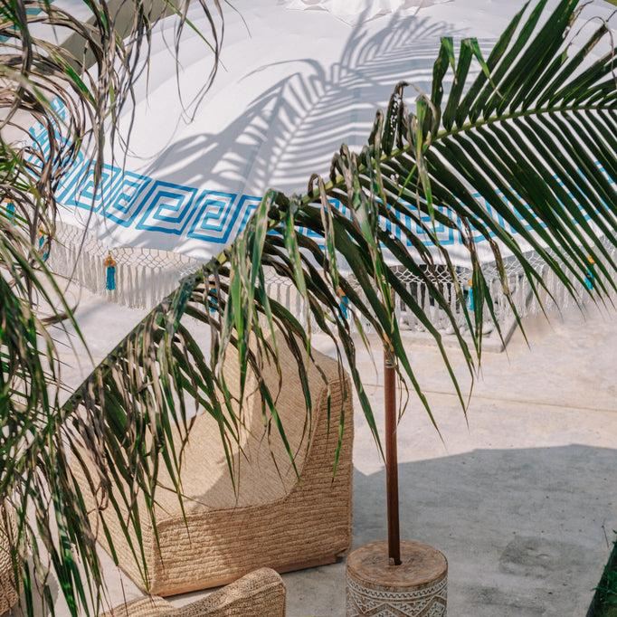 Bali Parasol – Mykonos – Wit - 250cm - Parasol - Todo Bien - livinglovely.nl
