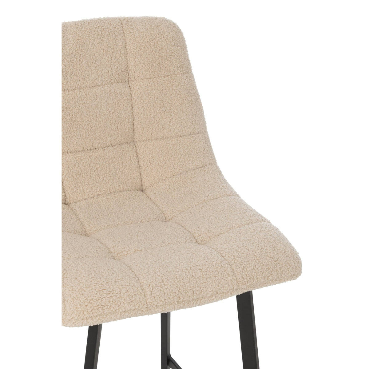 Barstoel Kent Metaal/Polyester Wit J-Line
