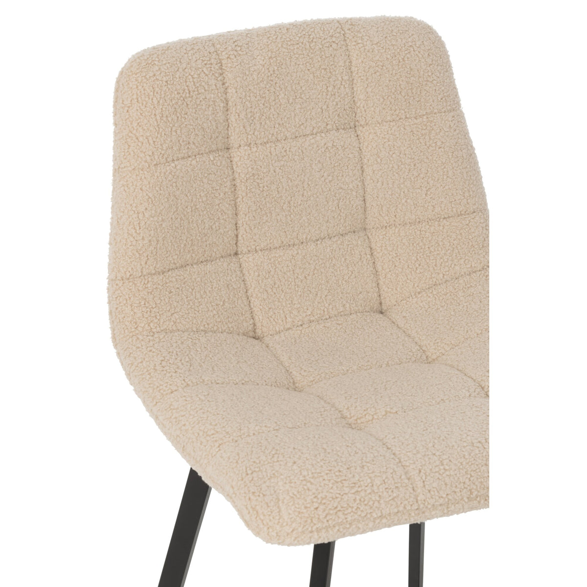 Barstoel Kent Metaal/Polyester Wit J-Line