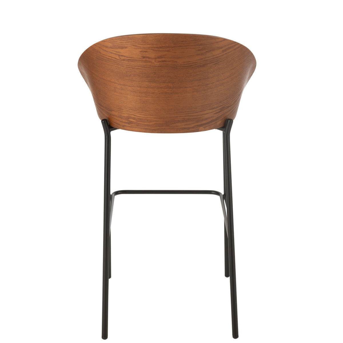 Barstoel Lone Multiplex/Metaal Bruin/Beige J-Line