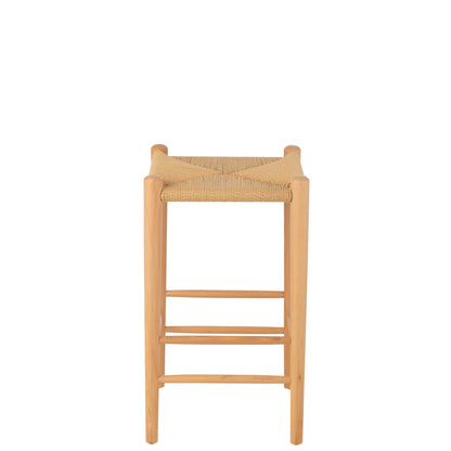 Barstoel Orientaal Essenhout/Touw Naturel J-Line