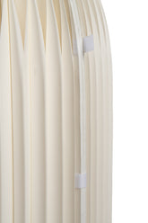 Bartafel Vouwbaar Papier Gebroken Wit Dia 70cmxH110cm J-Line - Bartafel - J-Line - livinglovely.nl