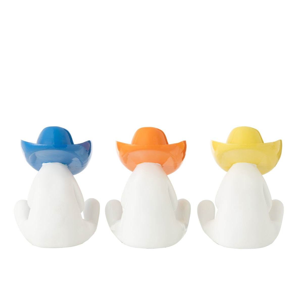 Beeld Cowboyhoed Hars Mix Set van 3 J-Line