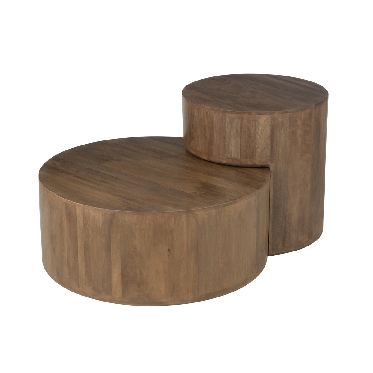Bijzettafels Toge Mango Hout Bruin Set van 2 J-Line