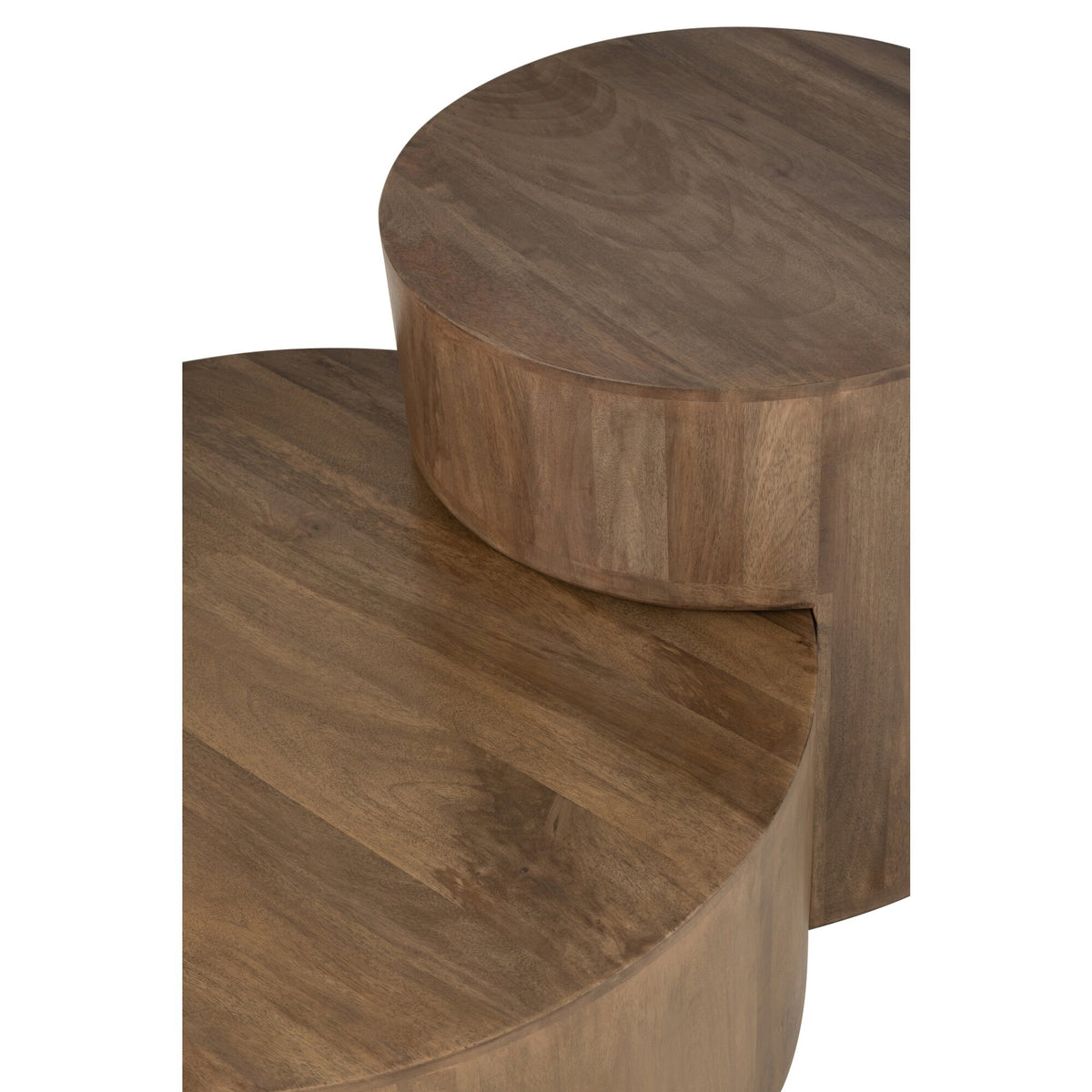 Bijzettafels Toge Mango Hout Bruin Set van 2 J-Line