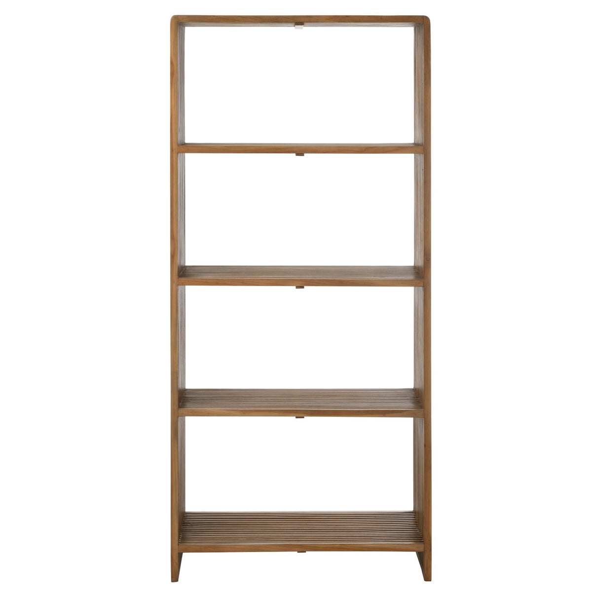 Boekenkast 4 Schappen Gerecycleerd Teak Naturel J-Line