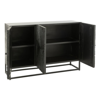 Buffetkast Shanil Hout/Ijzer Zwart J-Line