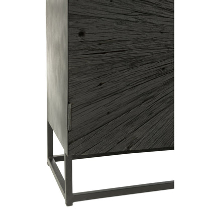Buffetkast Shanil Hout/Ijzer Zwart J-Line