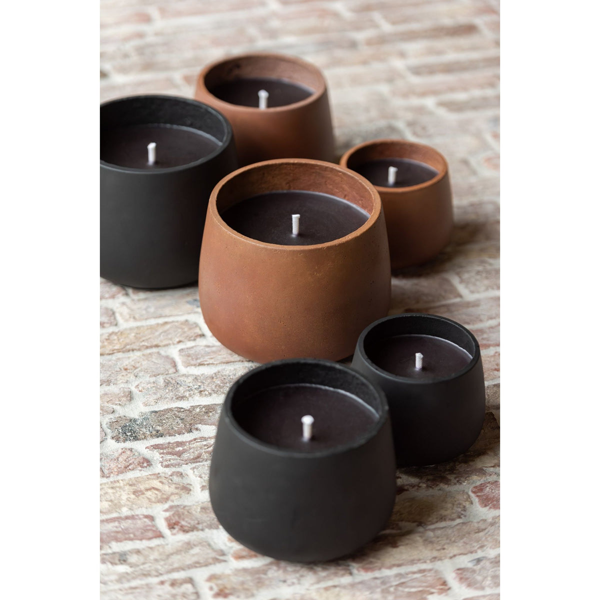 Buitenkaars Cement Bruin Large - 48u
