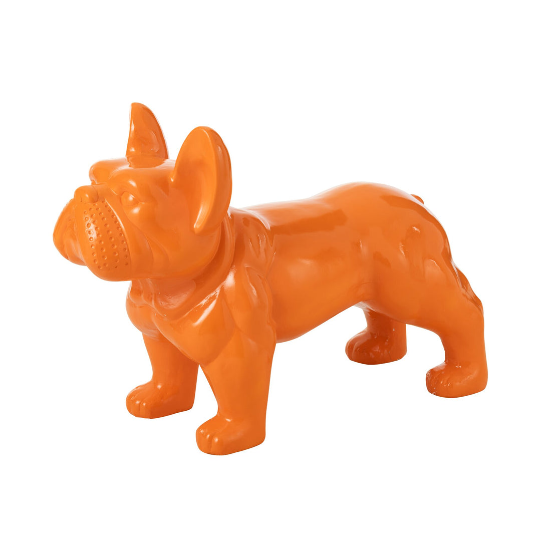 Bulldog Oranje  L88cmxB38cmxH63 J-Line