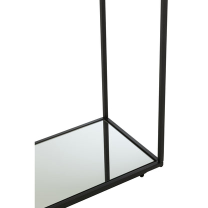 Console Metaal/Glas Zwart J-Line