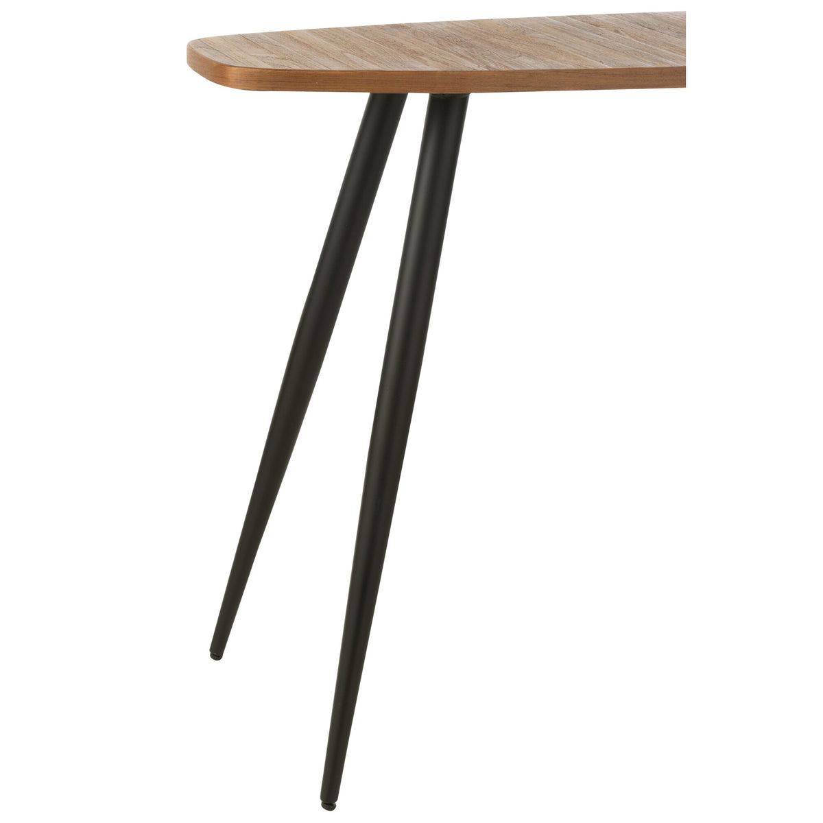 Console Ovaal Gerecycleerd Teak Naturel J-Line