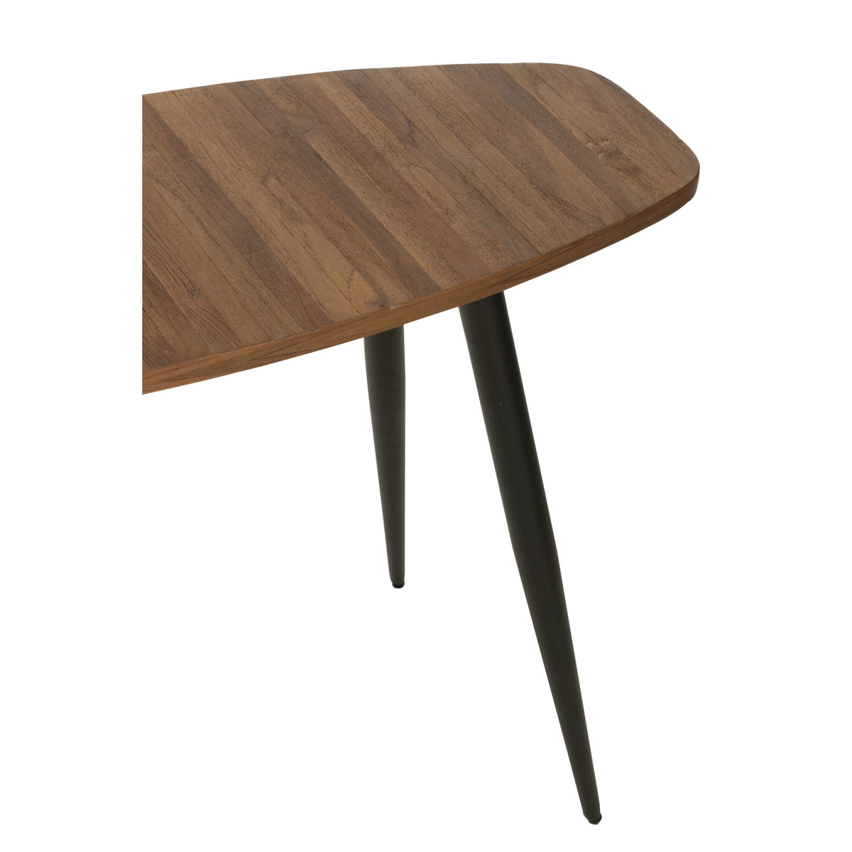 Console Ovaal Gerecycleerd Teak Naturel J-Line