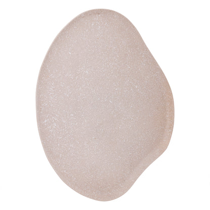 Dezia Wandpaneel Beige Mozaïek Large van PTMD, ander aanzicht van het ijzeren wandpaneel met beige mozaïek