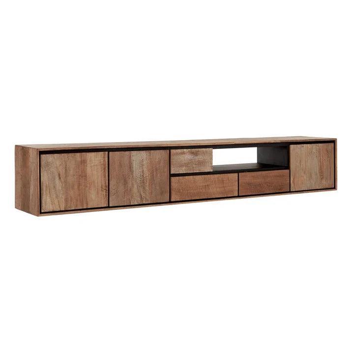 DTP Home Hangend TV Meubel Metropole Extra Large 235cm - TV meubel - DTP Home - livinglovely.nl
