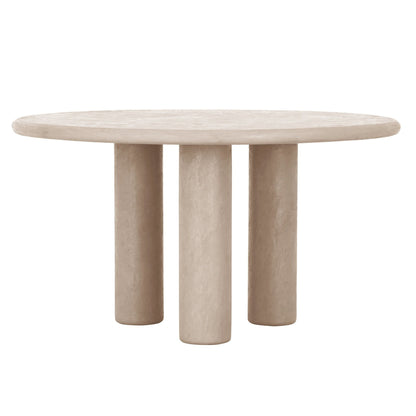 DTP Home Scala Eettafel Rond Clio Sand Ø140cm - Eetkamertafel - DTP Home - livinglovely.nl