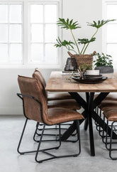 DTP Home Timeless Eettafel Curves 210cm - Eetkamertafel - DTP Home - livinglovely.nl