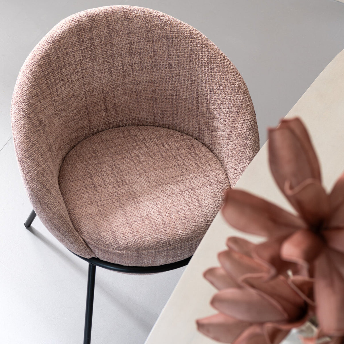 Eetkamerstoel Licht Roze- J-Line
