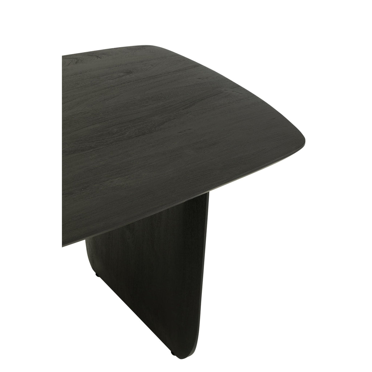 Eetkamertafel Acaciahout Zwart 190x100cm J-Line