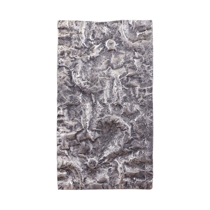 Eogan Gunmetal Casted Alu Wall Panel Rough Rec PTMD - Wandpaneel - PTMD - livinglovely.nl