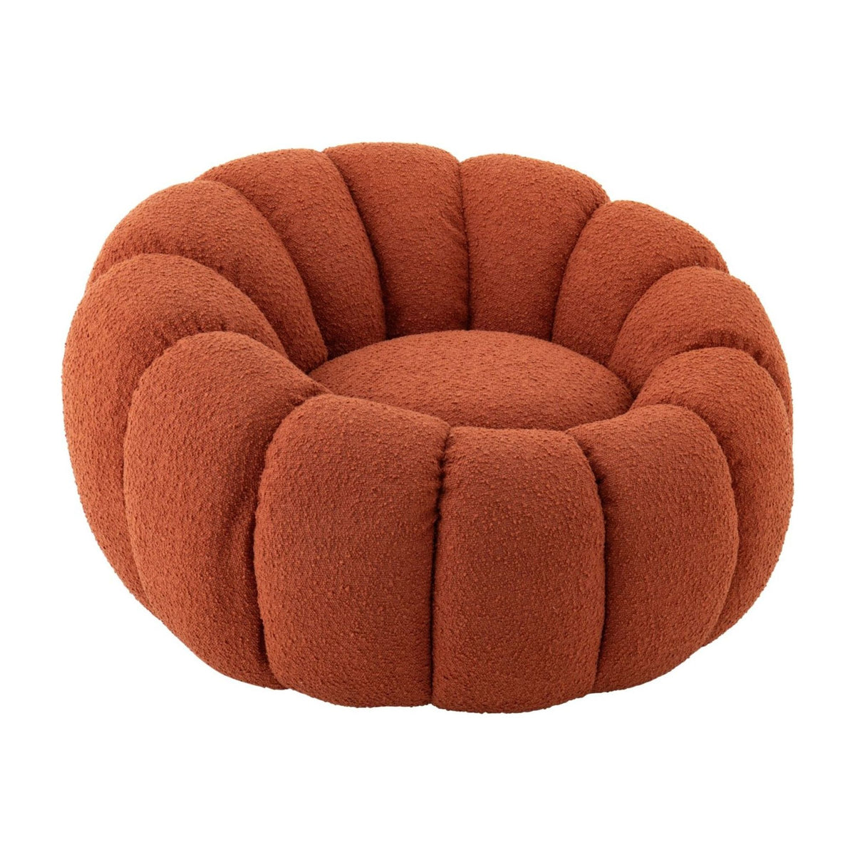 Fauteuil Flower Schuim Roestbruin J-Line