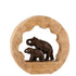 Figuur Olifant + Kind Mango Hout Aluminium Brons Small - Beeld - J-Line - livinglovely.nl