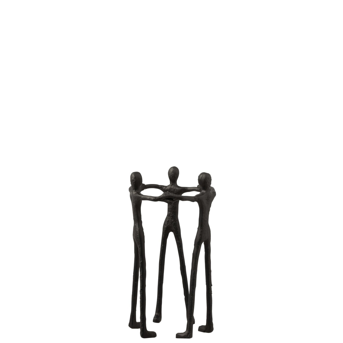 Figuur Persoon Kring Aluminium Zwart J-Line