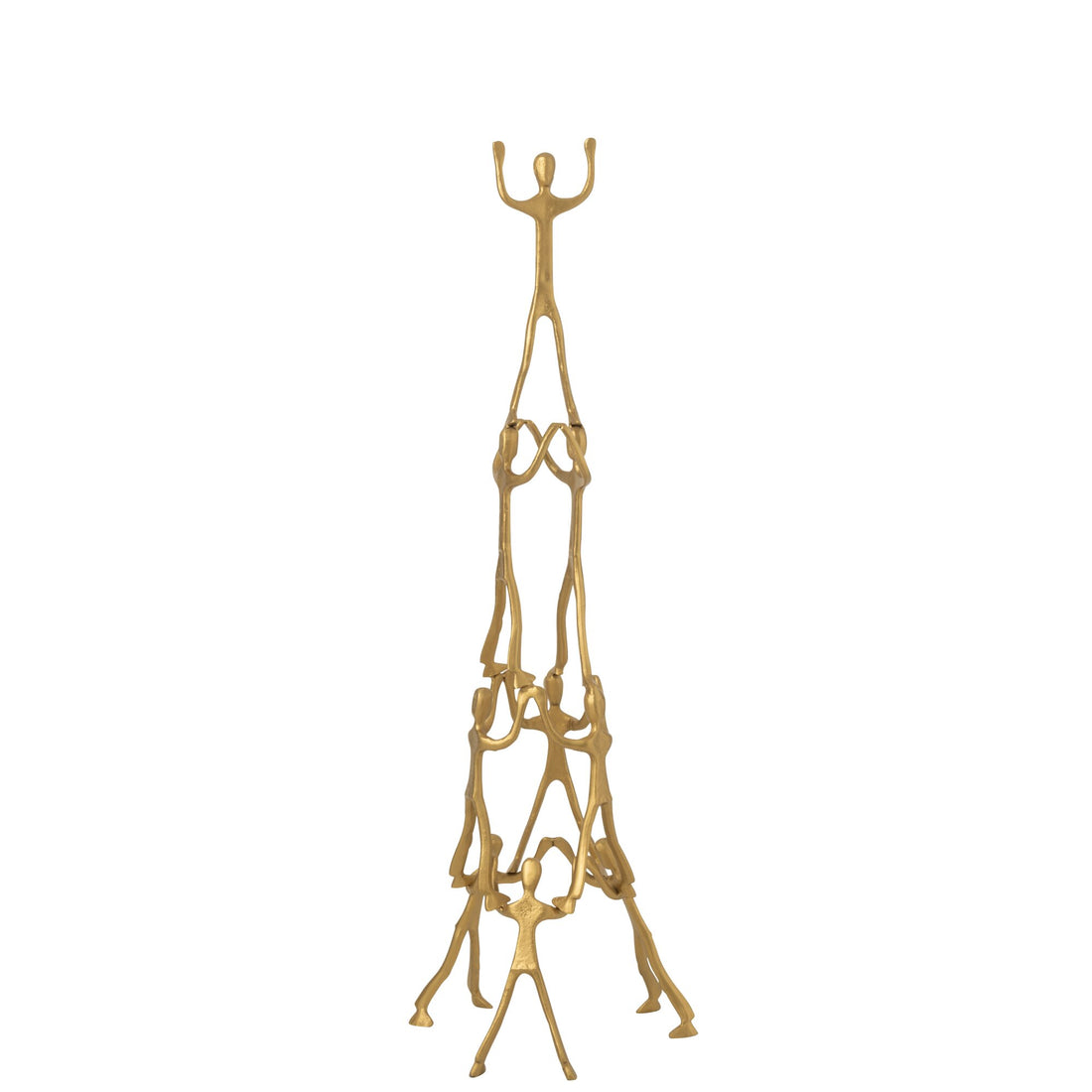 Figuur Tower Aluminium Goud  H147cm J-Line
