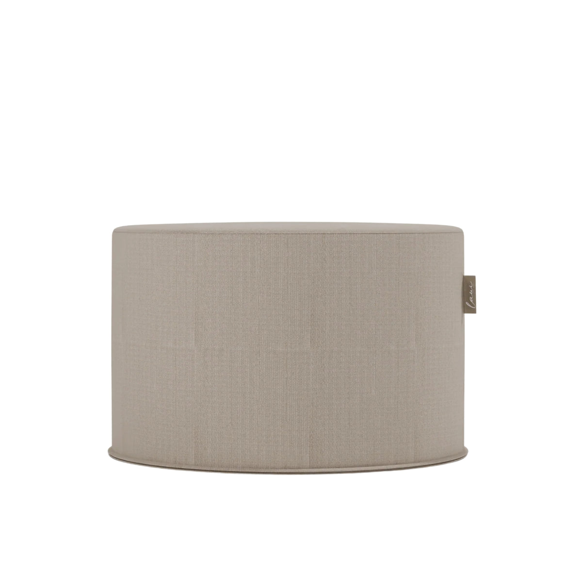 Fixed Round Pouf 68 Boho Taupe - Laui Lounge™ - Poef - Laui Lounge - livinglovely.nl
