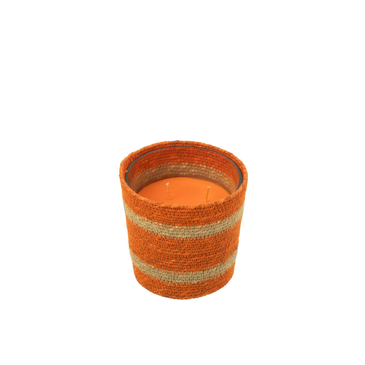 Geurkaars Mand Wax Oranje Small - 45 Uur J-Line
