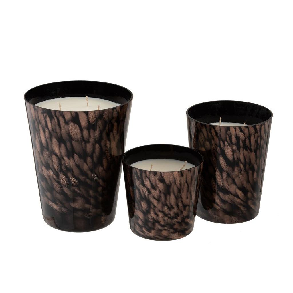 Geurkaars Noa Sandalwood Zwart/Goud Large 95uur