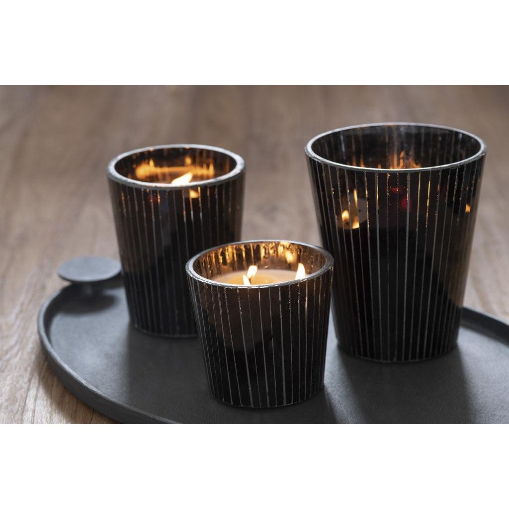 Geurkaars Noa Spicy Twilight Zwart Small-35h