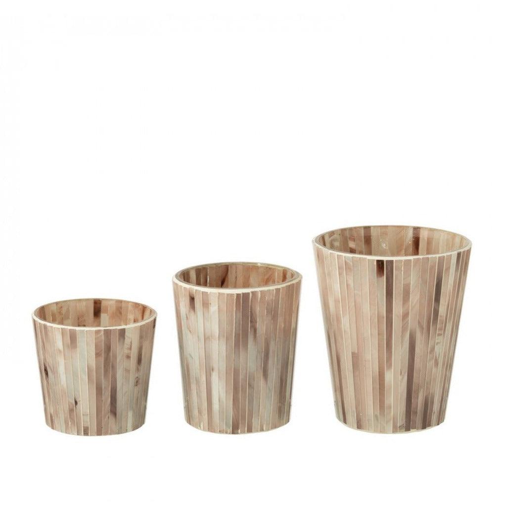Geurkaars Noa Tender Rose Roze Large - 75u - Geurkaars - J-Line - livinglovely.nl