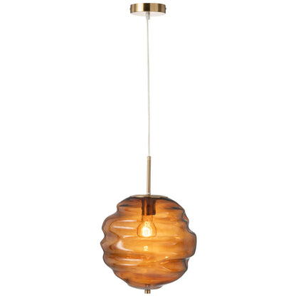Hanglamp Glas Bruin J-Line