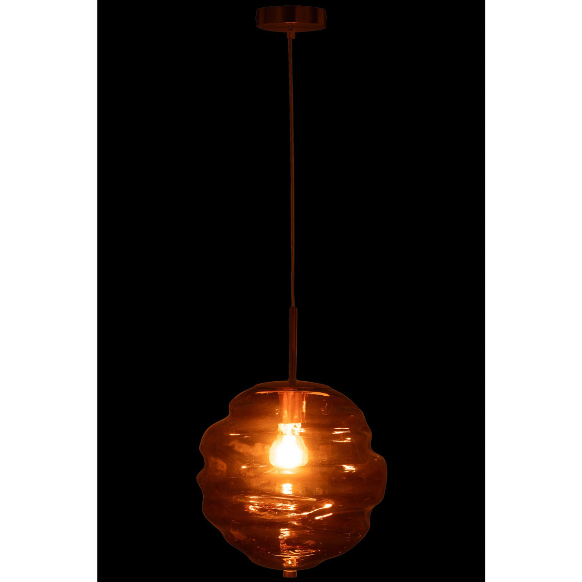Hanglamp Glas Bruin J-Line