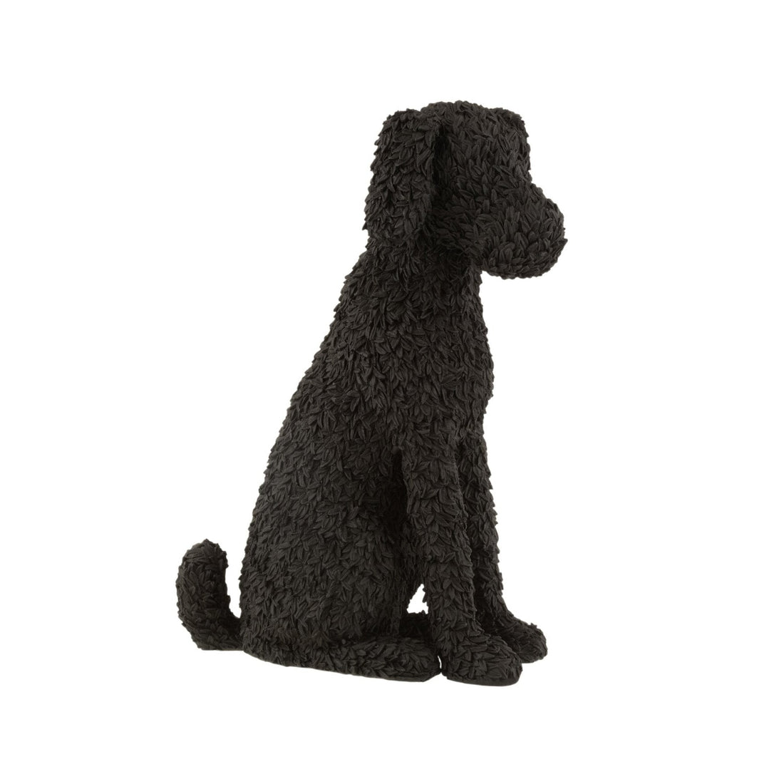 Hond Max Zittend Poly Zwart J-Line