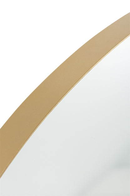 J-Line Spiegel Goud Large Ø110cm - Spiegel - J-Line - livinglovely.nl