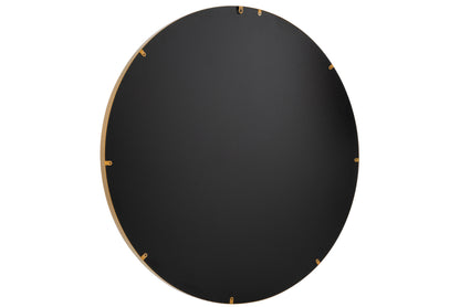 J-Line Spiegel Goud Large Ø110cm - Spiegel - J-Line - livinglovely.nl