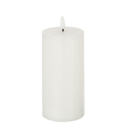 Kaars Led Wit Medium - LED Kaars - J-Line - livinglovely.nl