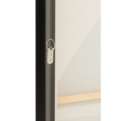 Kader Vormen Etnisch Hout/Canvas Bruin/Zwart J-Line