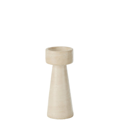 Kandelaar Orlina Cement Creme Large J-Line