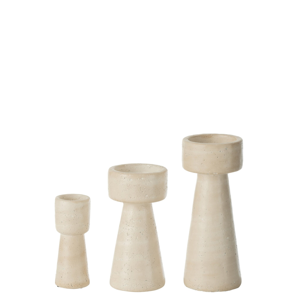 Kandelaar Orlina Cement Creme Large J-Line