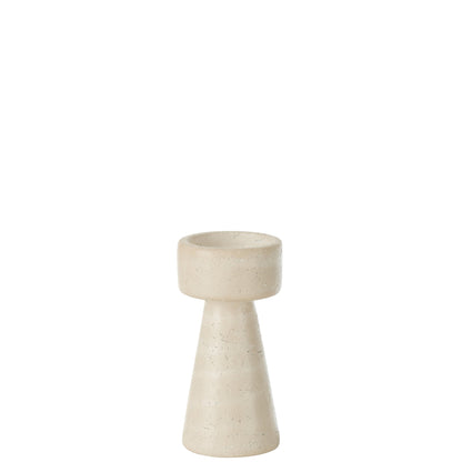 Kandelaar Orlina Cement Creme Medium J-Line