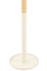Kapstok Hout Wit/Naturel - Kapstok - J-Line - livinglovely.nl